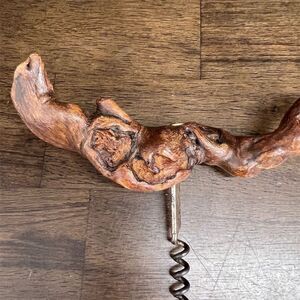 Handcrafted Wooden Metal Twister Corkscrew Rustic‎ Wild Animal Theme Lightweight